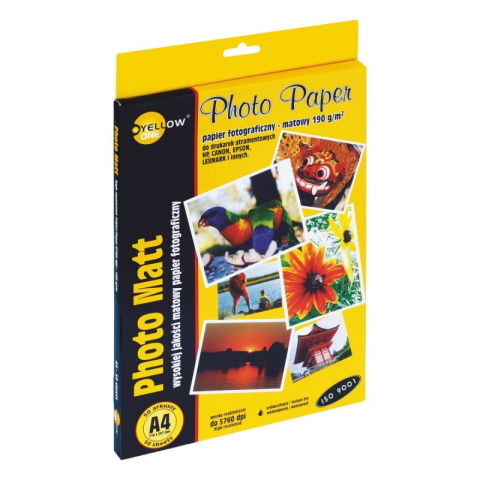Birotică și Papetărie - Hartie foto YellowOne AM 190, 190g/mp, top 50 coli