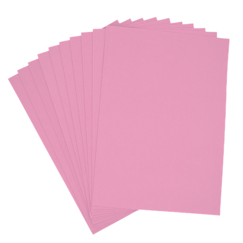 Birotică și Papetărie - Hartie gumata A4, 1.3mm, roz, set 10 coli, Colorarte