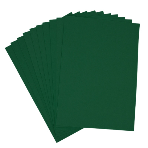Birotică și Papetărie - Hartie gumata A4, 1.3mm, verde craciun, set 10 coli, Colorarte