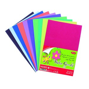 Birotică și Papetărie - Hartie gumata aa hg402  20x30cm  10coli  10cul daco