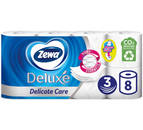 Detergenti si Curatenie - Hartie igienica 3str 8/set delicate care zewa