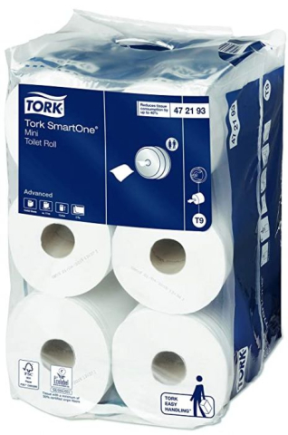 Detergenti si Curatenie - Hartie igienica smartone mini jumbo alba 2str 111.6m  12/set tork