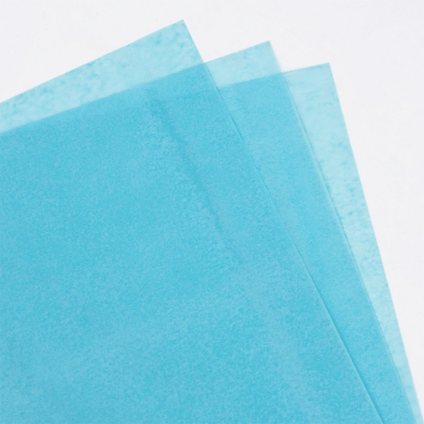Hartie matase Colorarte, 66x50cm, albastru deschis, set 100 coli [2]