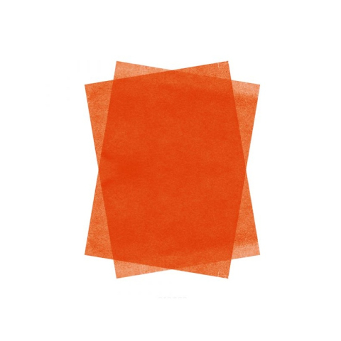 Art & Craft si Artizanat - Hartie matase Colorarte, 66x50cm, portocaliu, set 100 coli