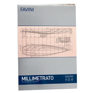 Birotică și Papetărie - Hartie milimetrica 85g/mp a3 10 coli favini a205003