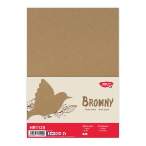 Birotică și Papetărie - Hartie natur 110 g/mp a4 25 coli daco hr1125