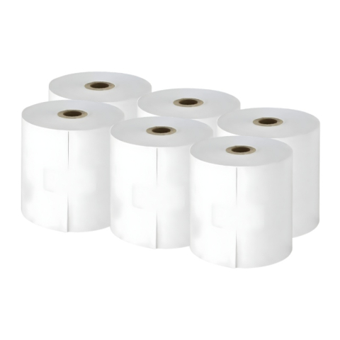 Birotică și Papetărie - Hartie termica pentru casa de marcat si POS, 80mm x 60m, alb, 1 exemplar, set 6 role