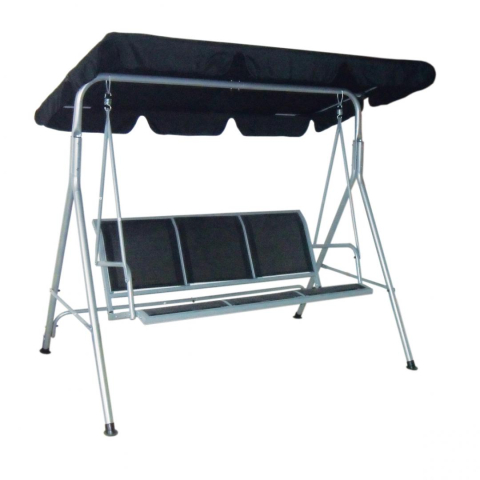 Balansoare si Hamace - Heinner balansoar  3 locuri negru 175x112x15