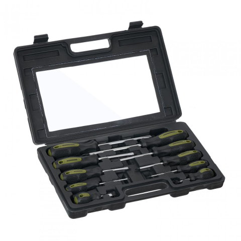 Casă, gradină și bricolaj - Heinner set 10 surubelnite cr-v