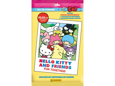 Universul copiilor, Panini - Hello Kitty and Friends, Set cartonase și album Panini - Starter Pack