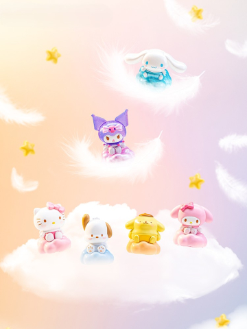 Hello Kitty - Figurina ascunsa in folie, 4 cm, Baby Angel copii varsta 3-5 ani|5-7 ani|7-9 ani [4]