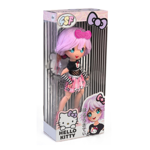 Hello Kitty - Papusa Manga, 19.5 cm, diverse personaje copii varsta 3-5 ani|5-7 ani|7-9 ani [2]