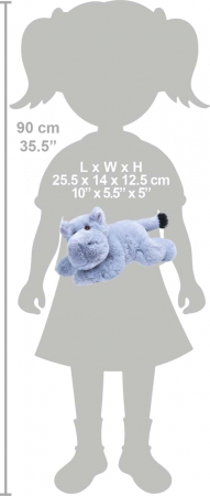 Hipopotam Ecokins - Jucarie Plus Wild Republic 20 cm [1]