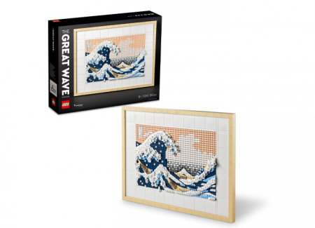 LEGO® - Hokusai – Marele val, varsta de la 14 ani la +15 ani
