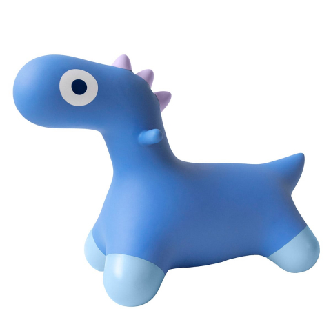 Jucarii interactive copii - Hoppi Dino, dinozaur gonflabil saltaret, albastru, 2-7 ani