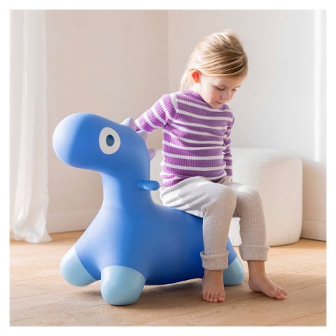 Hoppi Dino, dinozaur gonflabil saltaret, albastru, 2-7 ani [3]