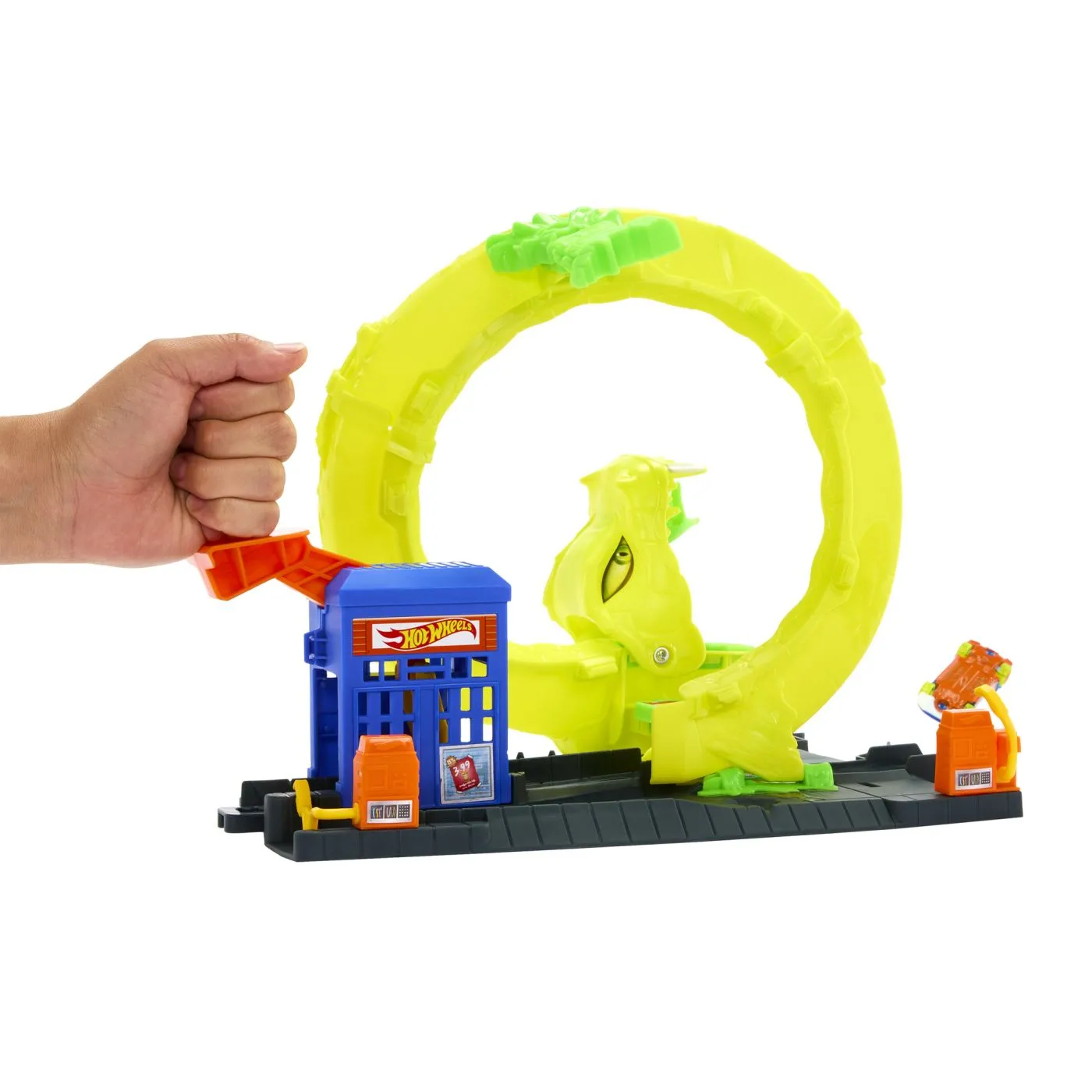 Hot wheels city pista atacul spiral al sarpelui , copii varsta 4 ani pana la 8 ani [2]