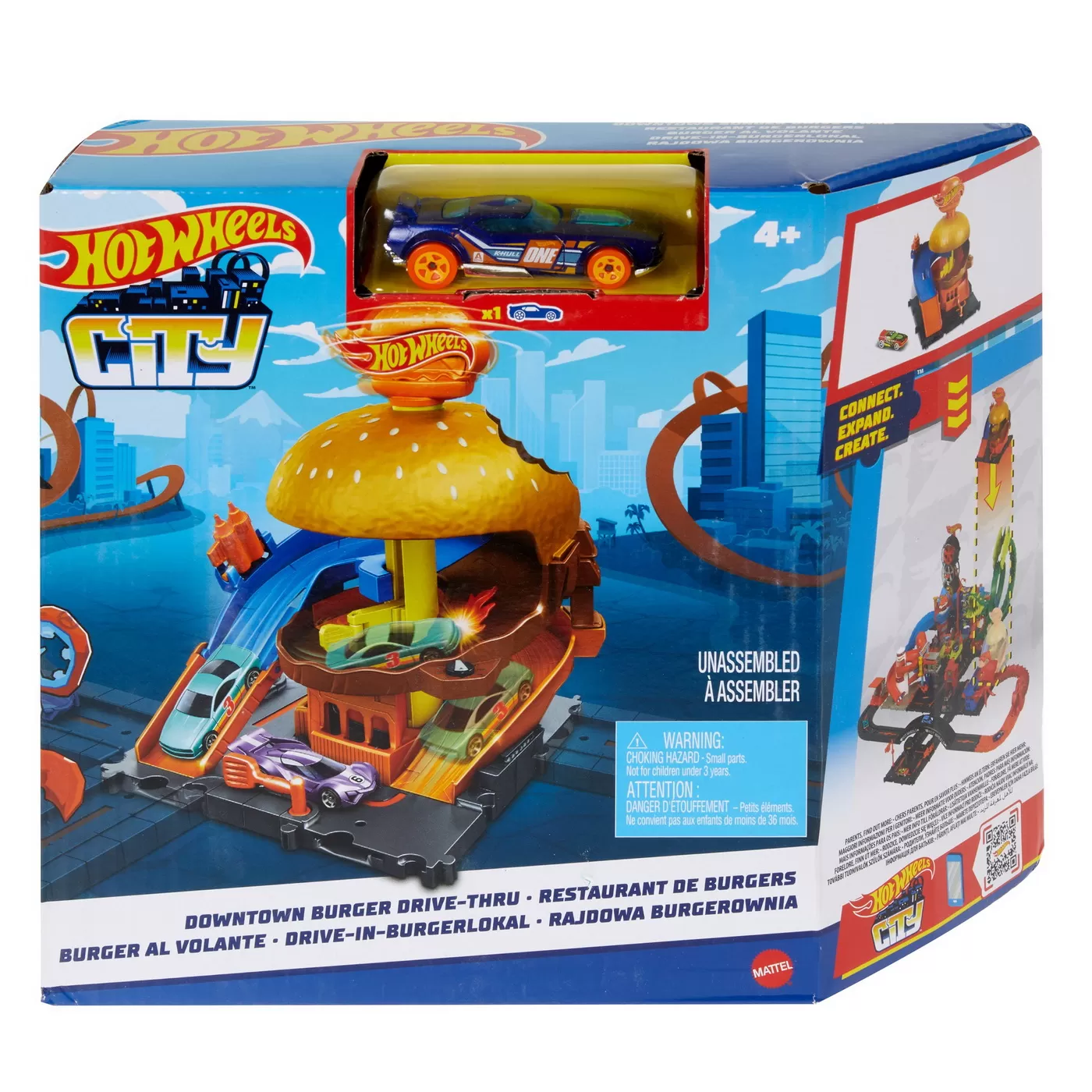 Jucării și Jocuri pentru copii - Hot wheels city restaurant, copii varsta 4 ani pana la 8 ani
