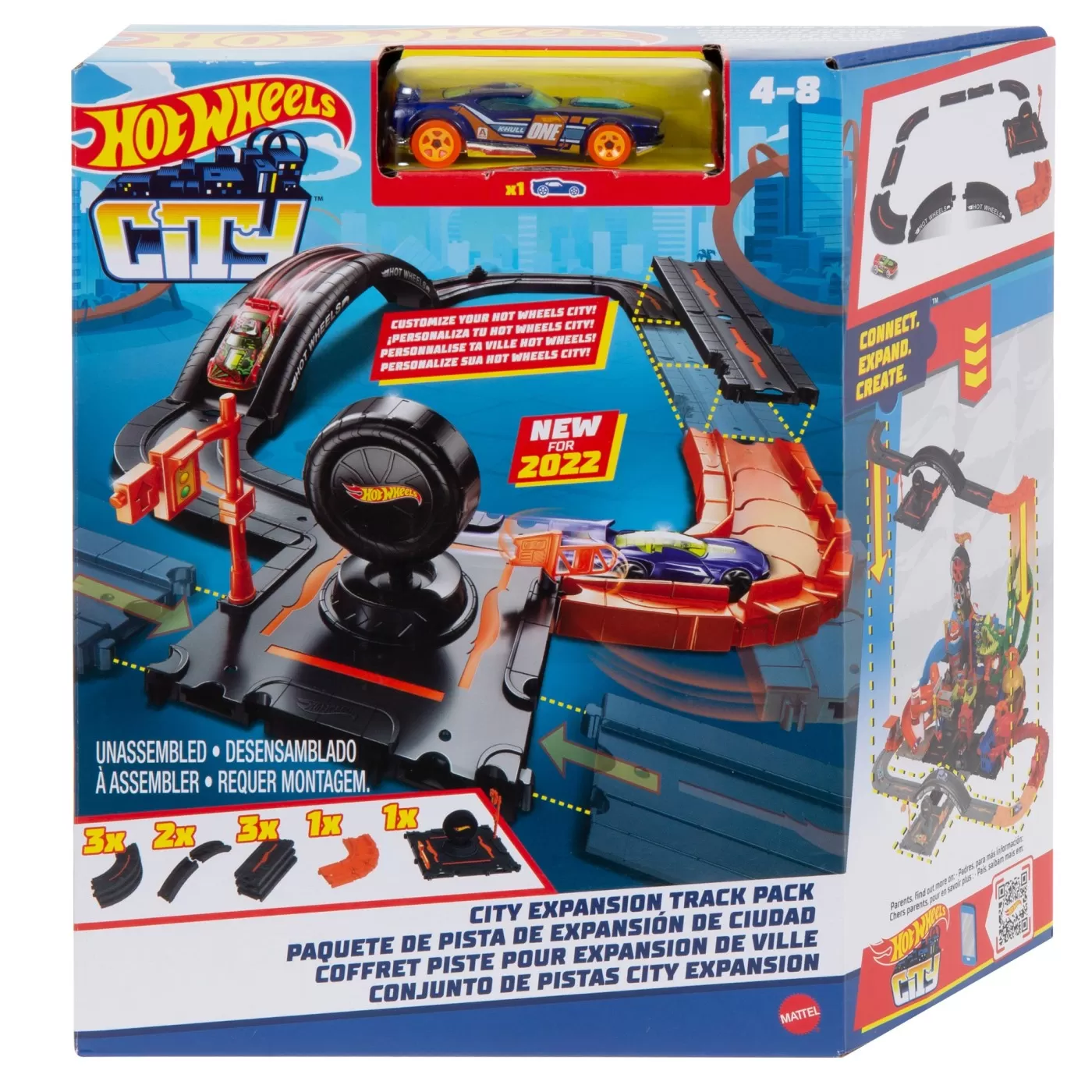 Jucării și Jocuri pentru copii - Hot wheels city set accesorii pista, varsta de la 4 ani la 8 ani