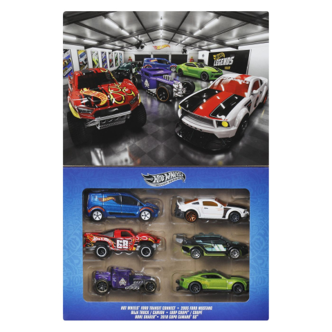 Hot wheels legends silver series legends set 6 masinute metalice copii varsta 3 ani - +15 ani [1]