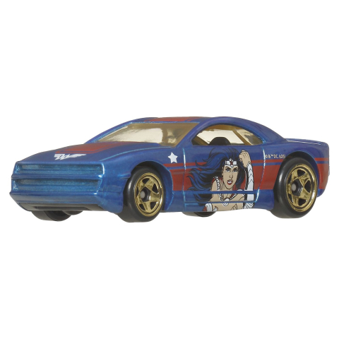 Hot wheels masina metalica tematica batman muscle tone scara 1 la 64 varsta 3 ani -8 ani [3]