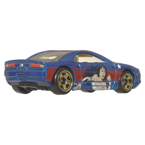 Hot wheels masina metalica tematica batman muscle tone scara 1 la 64 varsta 3 ani -8 ani [4]