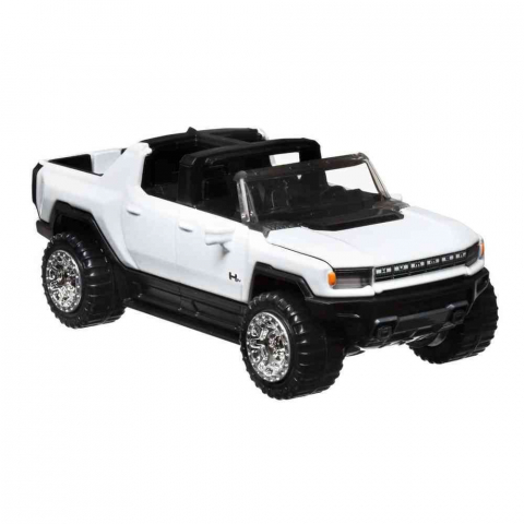 Hot wheels masinuta metalica cu sistem pull back gmc hummer ev scara 1:43, varsta de la 3 ani la 7 ani [1]