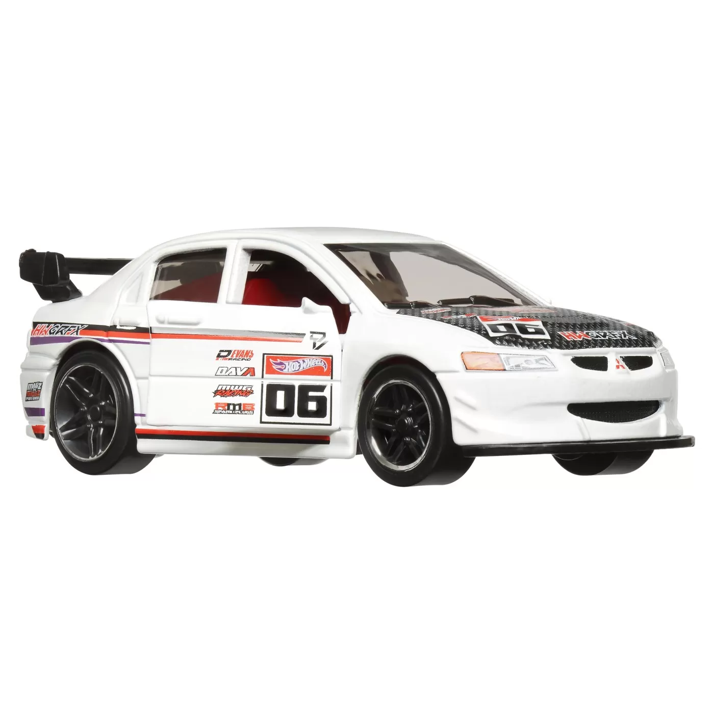 Hot wheels masinuta metalica cu sistem pull back lancer evolution ix scara 1:43, varsta de la 3 ani la 7 ani [2]