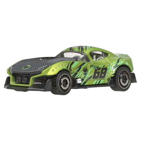 Hot wheels masinuta metalica cu sistem pull back muscle and blown muscle mania scara 1 la 43  [3]