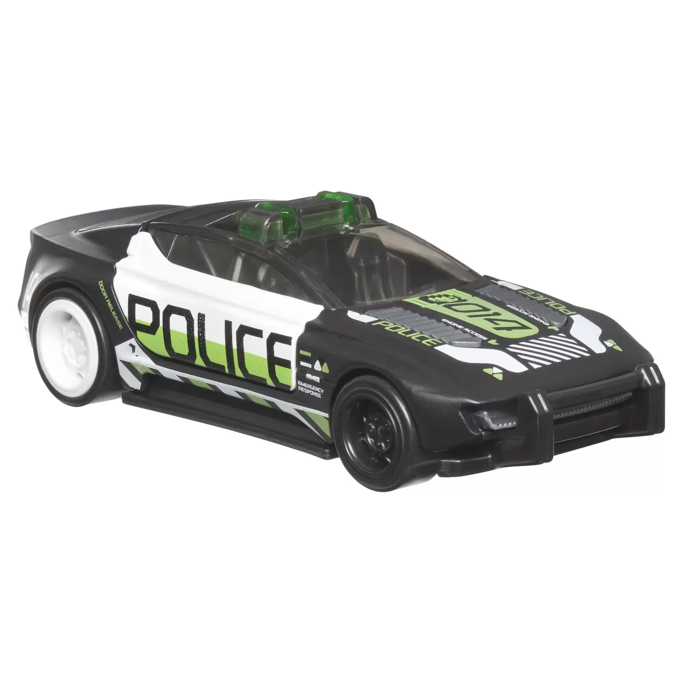 Hot wheels masinuta metalica cu sistem pull back police alpha pursuit scara 1:43, varsta de la 3 ani la 7 ani [1]