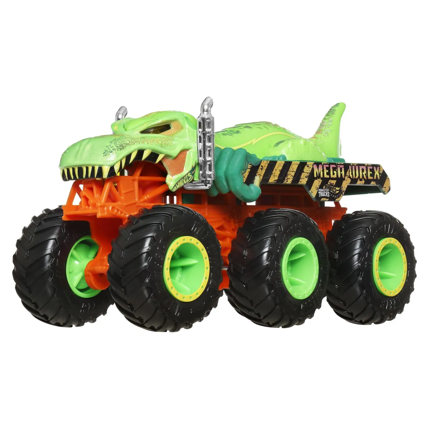 Hot wheels monster truck big rigs masinuta metalica cu 6 roti mega-wrex scara 1 la 64 ,  3 -7 ani [3]
