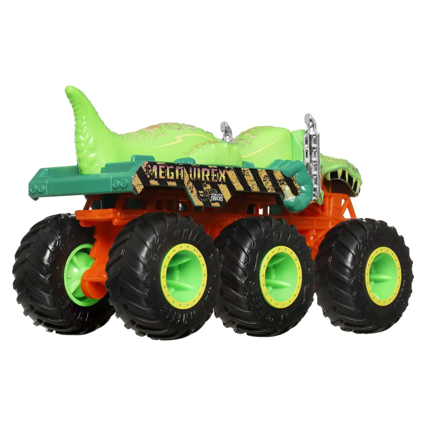 Hot wheels monster truck big rigs masinuta metalica cu 6 roti mega-wrex scara 1 la 64 ,  3 -7 ani [4]
