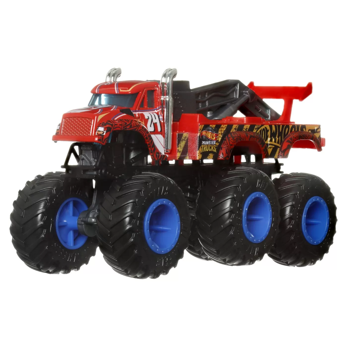 Hot wheels monster truck big rigs masinuta metalica cu 6 roti the 909 scara 1:64, varsta de la 3 ani la 7 ani [1]