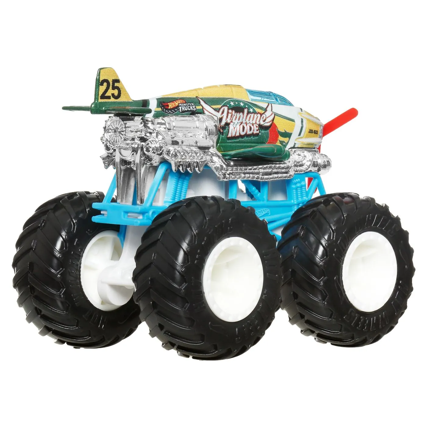 Hot wheels monster truck masinuta airplane mode scara 1:64, copii varsta 3 ani pana la 14 ani [3]