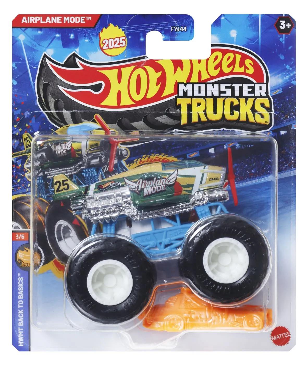 Jucării și Jocuri pentru copii - Hot wheels monster truck masinuta airplane mode scara 1:64, copii varsta 3 ani pana la 14 ani