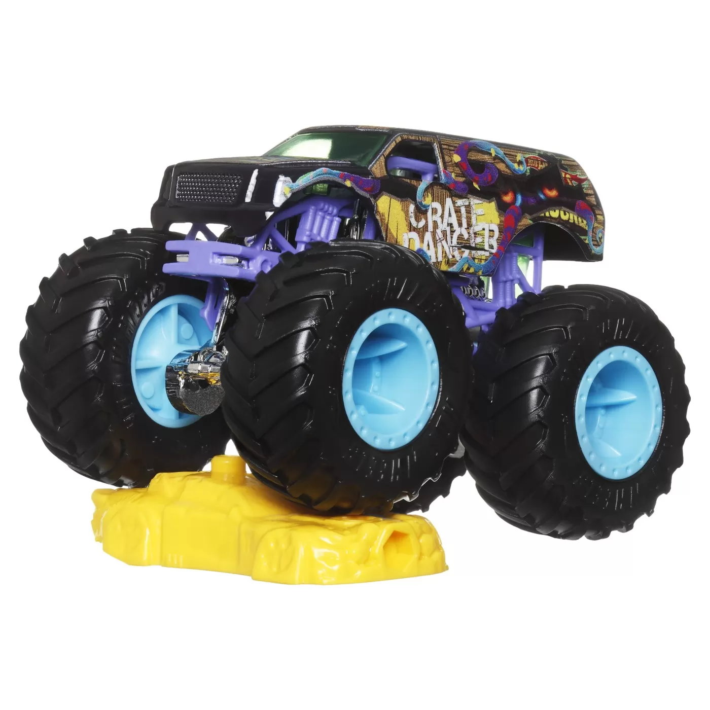 Hot wheels monster truck masinuta crate danger scara 1:64, varsta de la 3 ani la 14 ani [6]