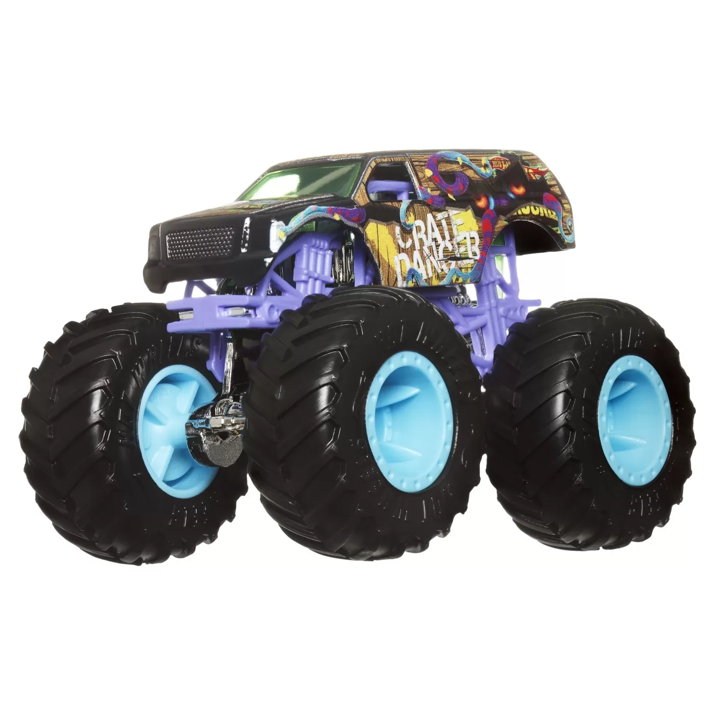 Hot wheels monster truck masinuta crate danger scara 1:64, varsta de la 3 ani la 14 ani [2]