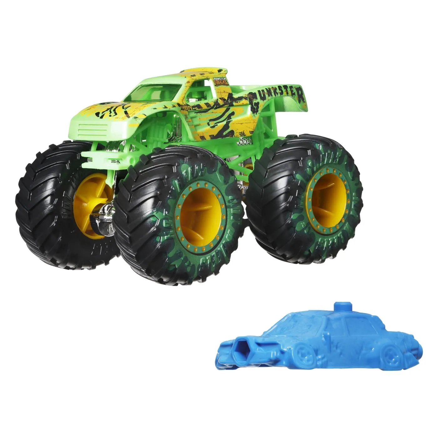Hot wheels monster truck masinuta gunkster scara 1:64, copii varsta 3 ani pana la 14 ani [1]