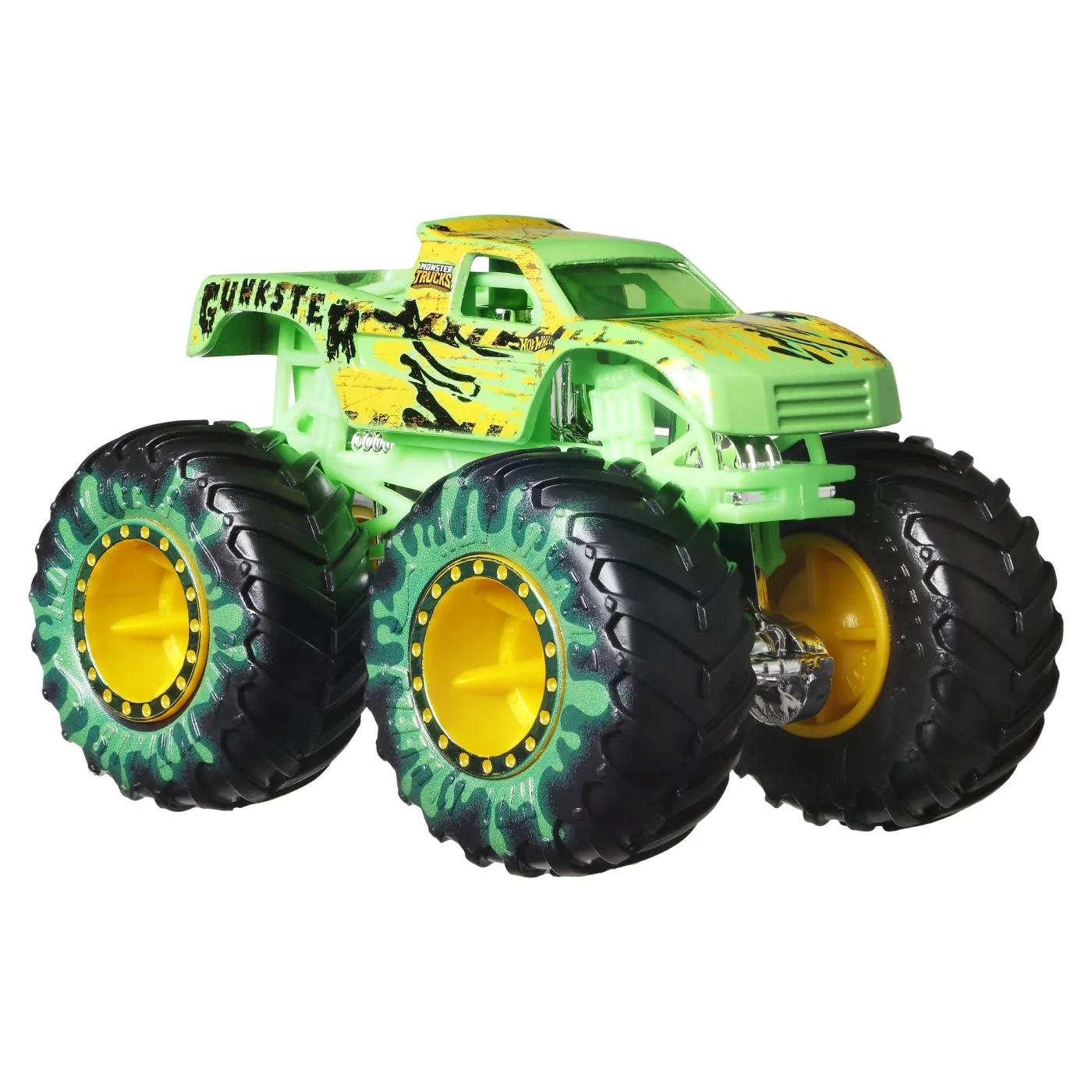 Hot wheels monster truck masinuta gunkster scara 1:64, copii varsta 3 ani pana la 14 ani [3]