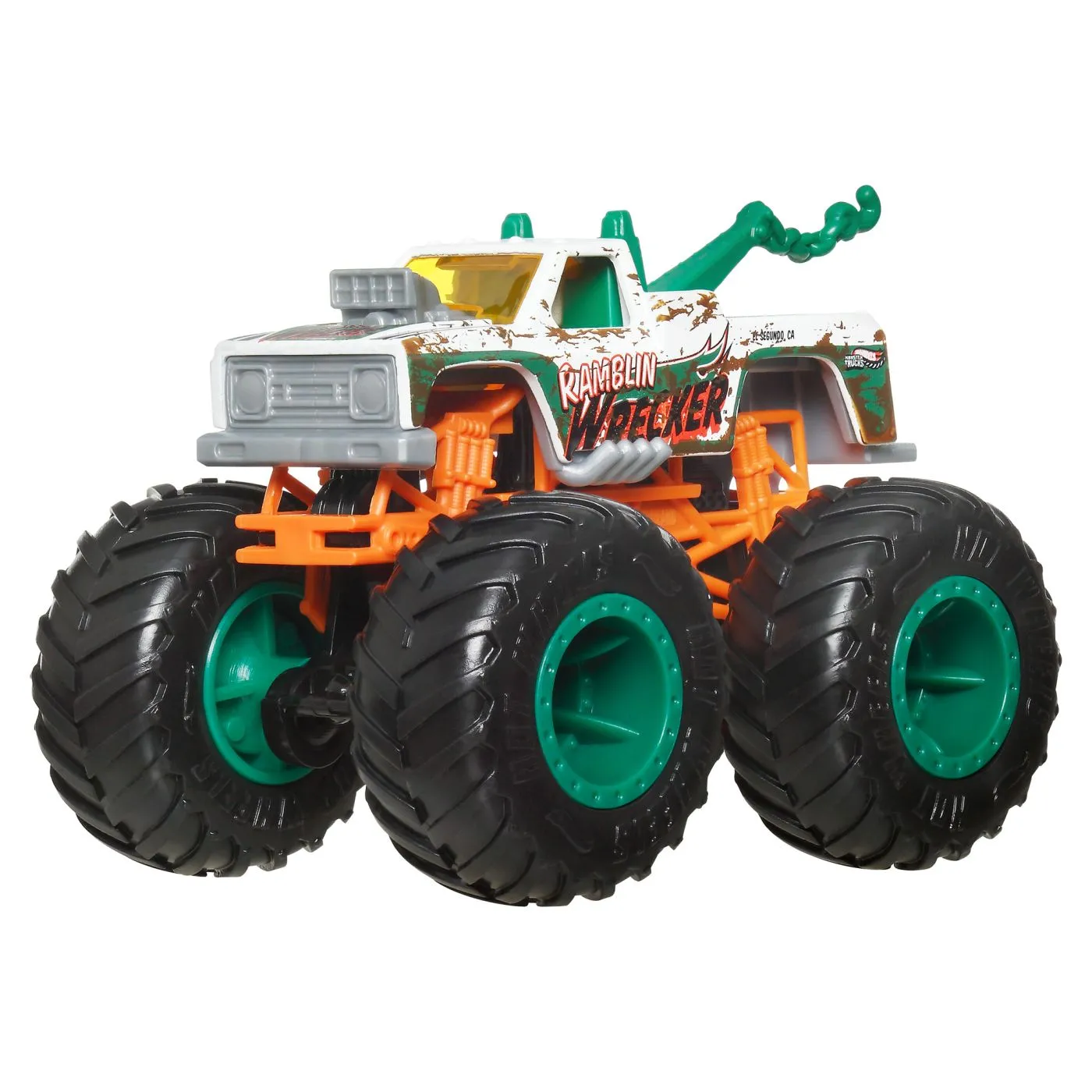 Hot wheels monster truck masinuta ramblin wrecker scara 1:64, copii varsta 3 ani pana la 14 ani [2]
