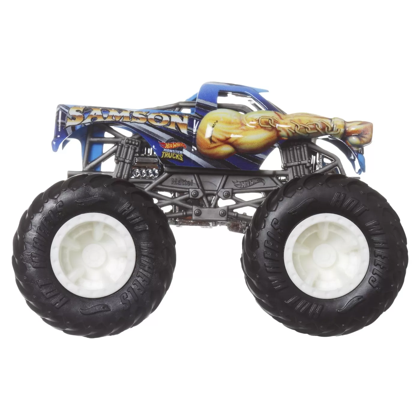Hot wheels monster truck masinuta samson scara 1:64, varsta de la 3 ani la 14 ani [4]