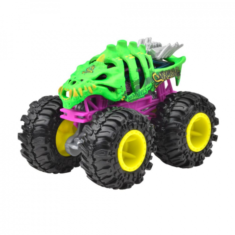 Hot wheels monster truck masinuta skelesaurus scara 1:64, varsta de la 3 ani la 14 ani [1]