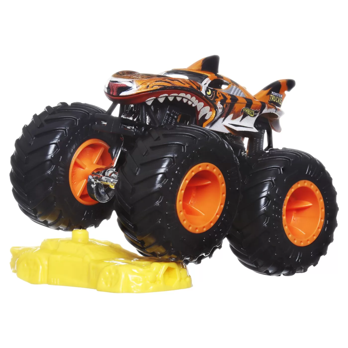 Hot wheels monster truck masinuta tiger shark scara 1:64, varsta de la 3 ani la 14 ani [2]
