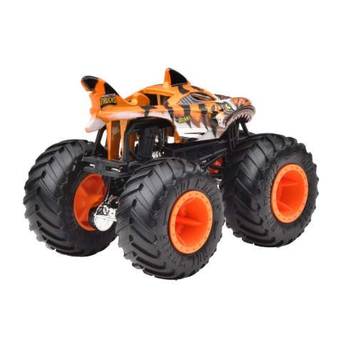 Hot wheels monster truck masinuta tiger shark scara 1:64, varsta de la 3 ani la 14 ani [2]
