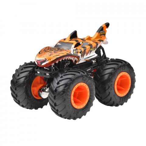 Hot wheels monster truck masinuta tiger shark scara 1:64, varsta de la 3 ani la 14 ani [1]