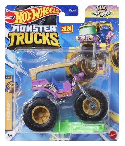 Mașinuțe copii, Camioane de Jucărie - Hot wheels monster truck masinuta tuk nroll scara 1:64, varsta de la 3 ani la 14 ani