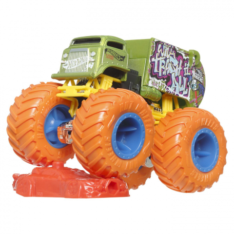 Hot wheels monster truck masinuta will trash it all scara 1:64, varsta de la 3 ani la 14 ani [3]