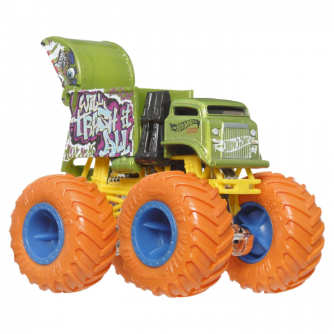 Hot wheels monster truck masinuta will trash it all scara 1:64, varsta de la 3 ani la 14 ani [1]
