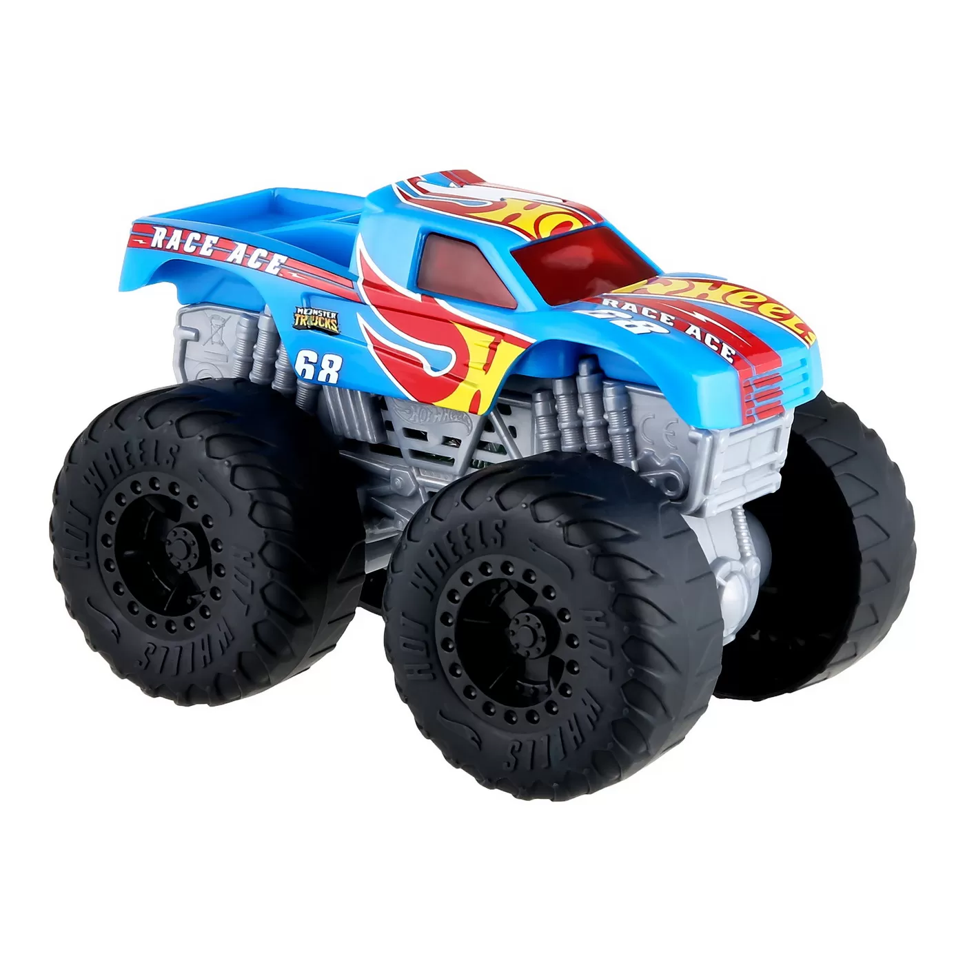 Hot wheels monster truck roarin wreckers race ace cu functii si sunete scara 1:43, varsta de la 3 ani la 10 ani [1]