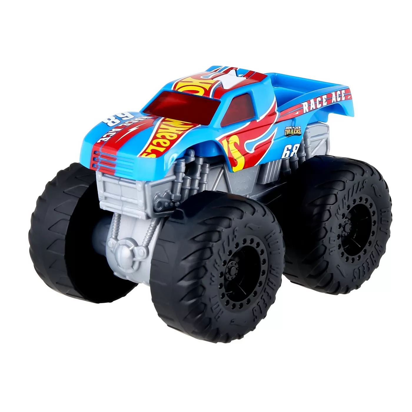 Hot wheels monster truck roarin wreckers race ace cu functii si sunete scara 1:43, varsta de la 3 ani la 10 ani [4]